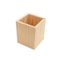 Square Wood Pen Holder